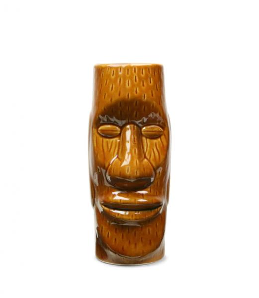 EASTER ISLANDER TIKI GLASS